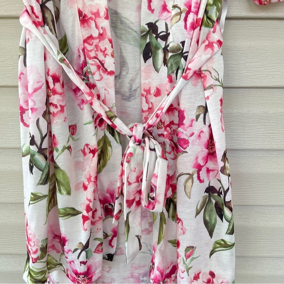 Show Me Your Mumu Brie Garden of Blooms Pink Floral Robe Kimono Size O/S - Picture 5 of 10